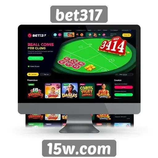 Interface e usabilidade do site de jogos bet317